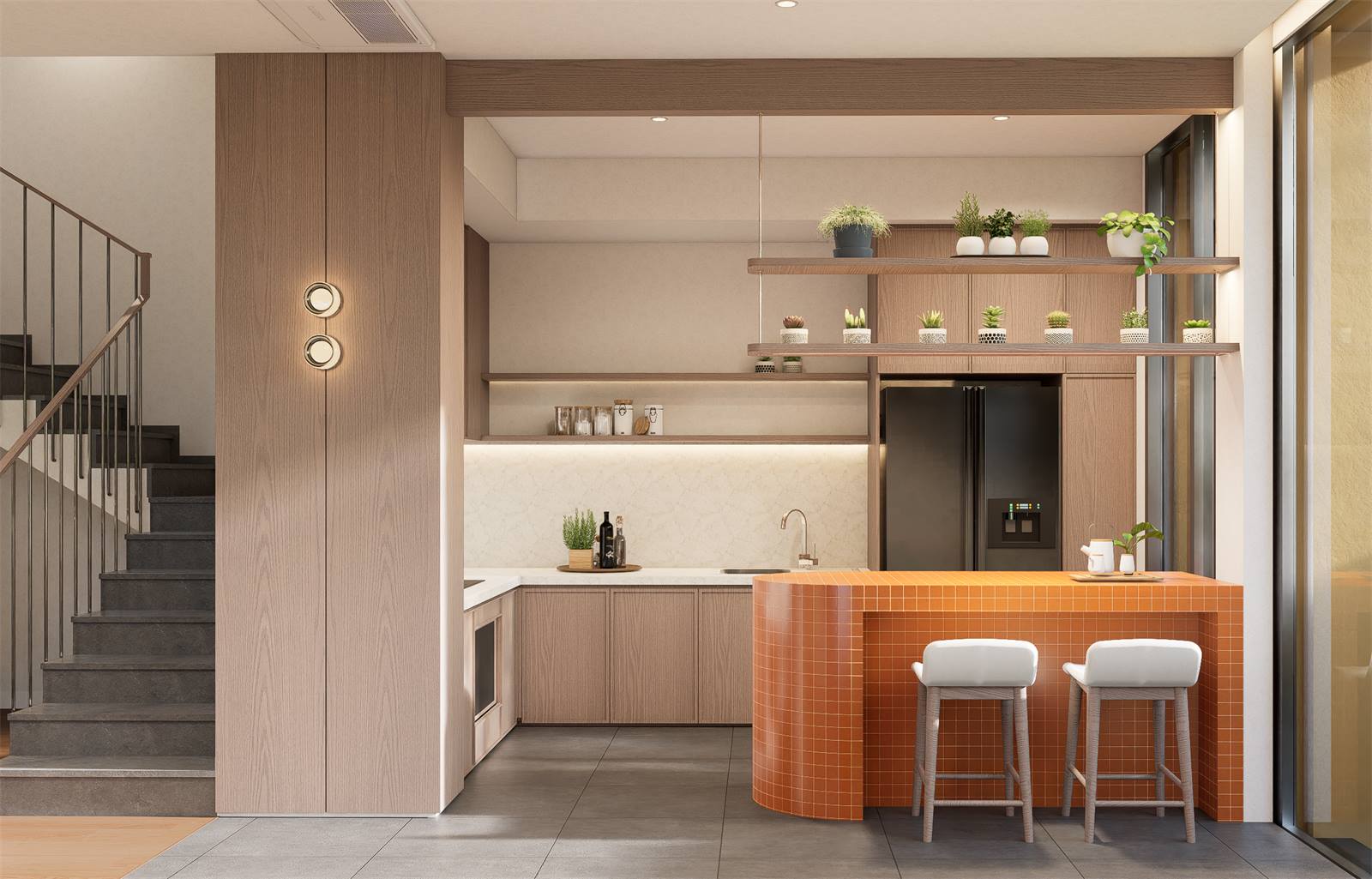 Bếp và cầu thang Park Home Casamia Balanca
