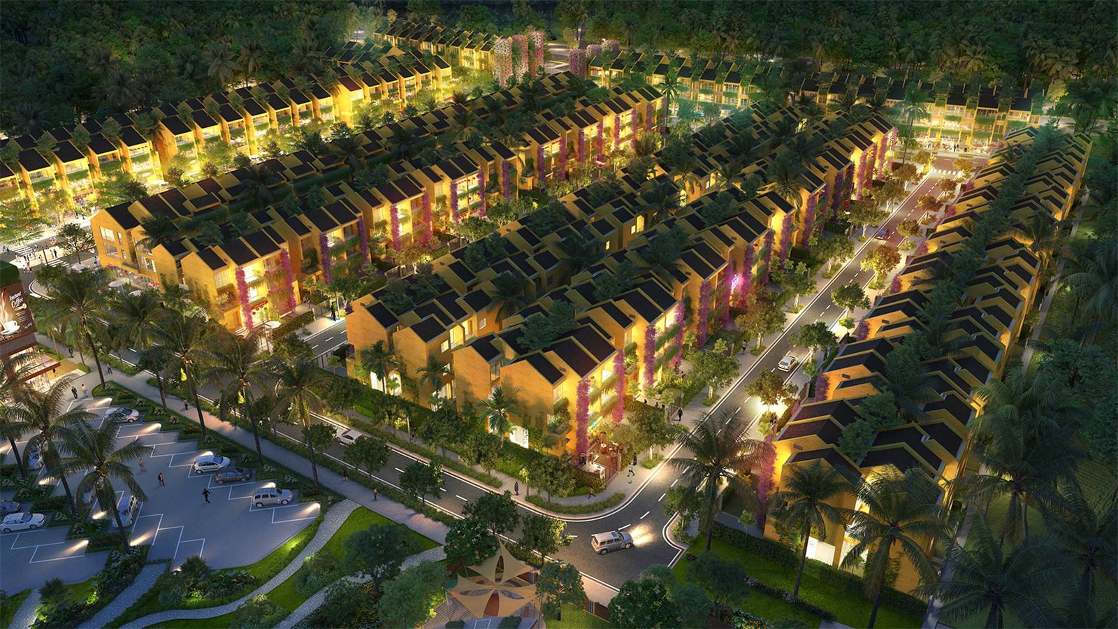 Phối cảnh phân khu Park Home Casamia Balanca về đêm