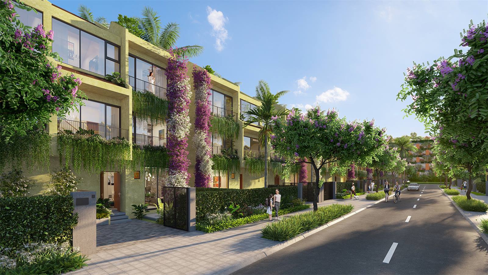 Park Villa Casamia Balanca – biệt thự song lập phủ hoa giấy
