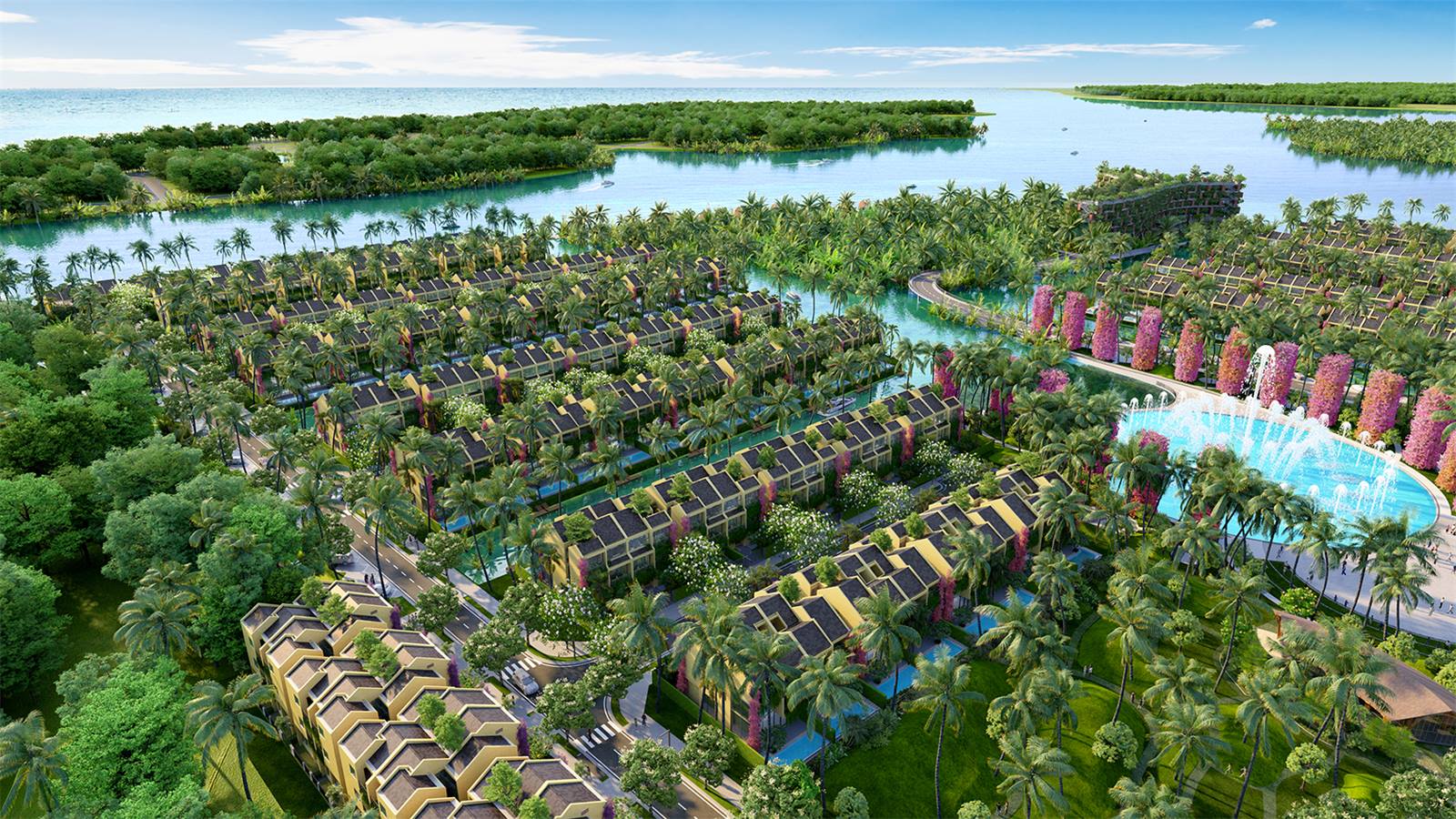 Phân khu La Palma – Forestside Villa Casamia Balanca giữa rừng dừa nước