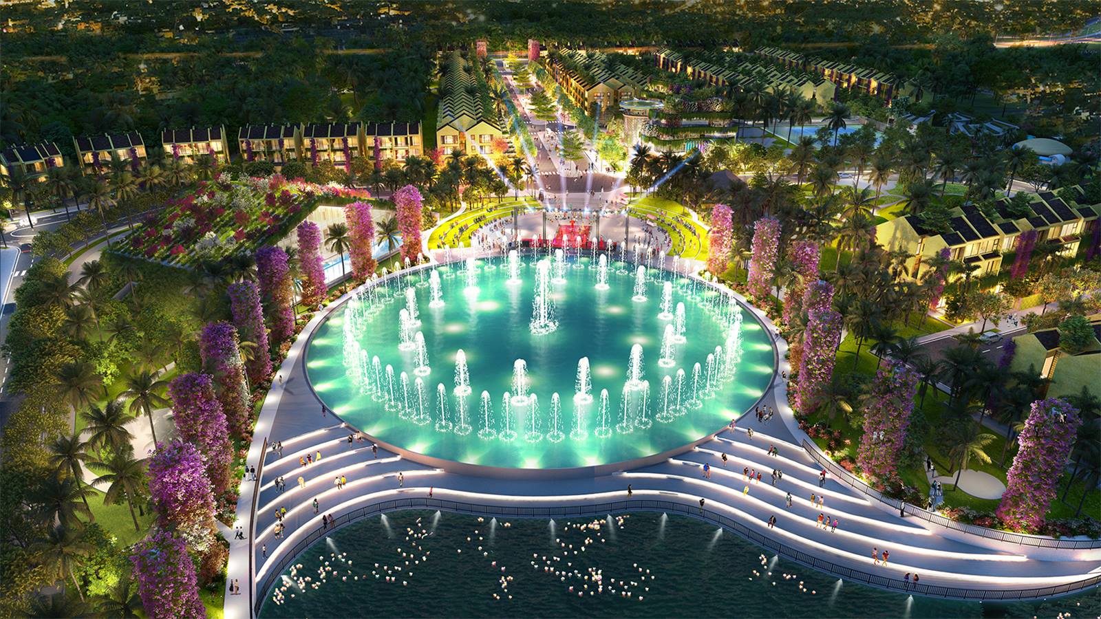 Quảng trường nhạc nước Grand Central Park Casamia Balanca